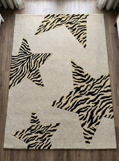 Vintage Persian Style Printed Living Room Carpet / Luxury Area Rug