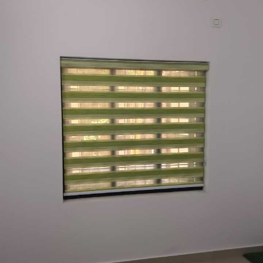 Modern Dual-Layer Zebra Roller Blinds (Light Control Window Blinds)